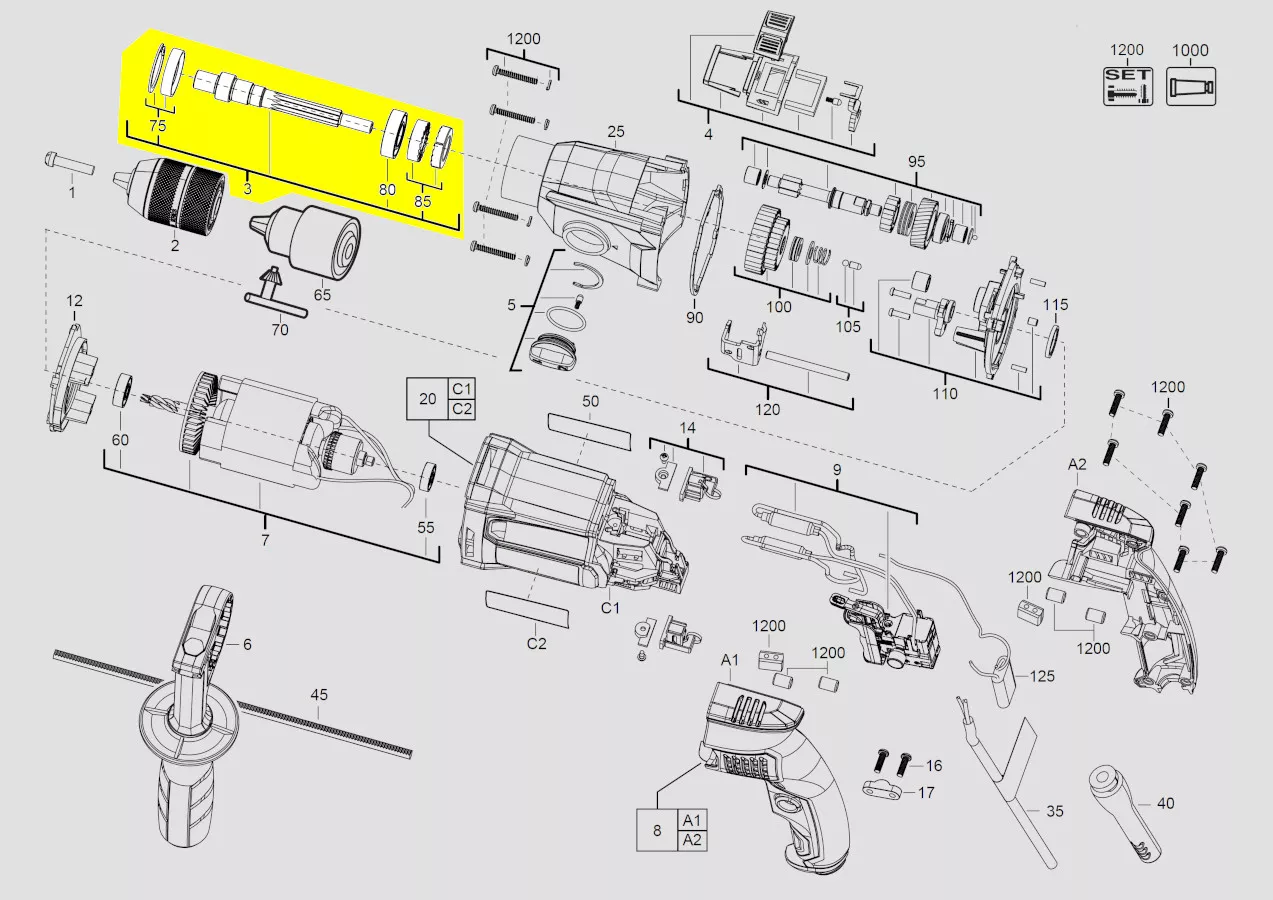 broche réf. 4931436631 AEG